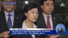 추미애, 박 대통령과의 영수회담 돌연 취소