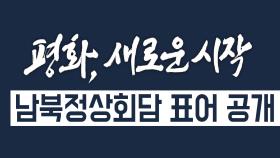 남북정상회담 표어 공개, ‘평화, 새로운 시작’