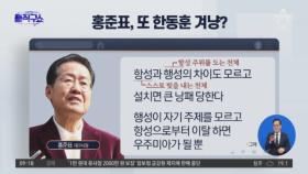 홍준표 ‘우주미아’ 발언, ‘韓 저격’ 연장선?