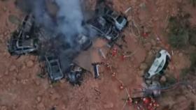중국 황금연휴 첫날 새벽 고속도로 붕괴…최소 19명 숨져