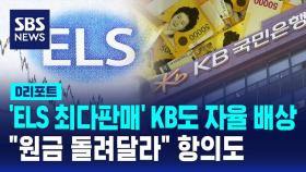 [D리포트] 'ELS 최다판매' KB도 자율 배상…