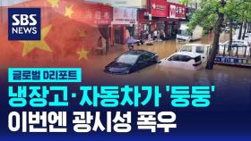 [글로벌D리포트] 냉장고·자동차가 '둥둥'…이번엔 광시성 폭우