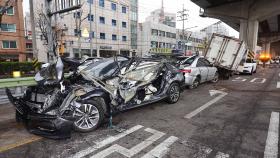 서울 석계역 인근 13중 추돌사고…1명 사망·16명 부상