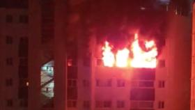 충남 홍성 아파트서 불...2시간 40분 만에 진화