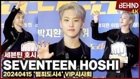 세븐틴 호시, 극장 사로잡는 왕자님 비주얼 '카리스마 어흥' Seventeen HOSHI TheRoundup4 VIP [비하인드] #Seventeen #HOSHI