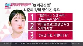 최진실 딸 최준희의 연이은 폭로 ＂오랜 가정폭력, 훈육과 달라＂