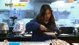 뷔페에 처음 간 탈북미녀