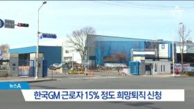 한국GM 15%, 희망퇴직 신청…군산만 1천여 명