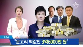 “‘문고리 3인방’ 명절 떡값만 3억6000만 원”