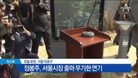 성추행 의혹 정봉주, 서울시장 출마 무기한 연기