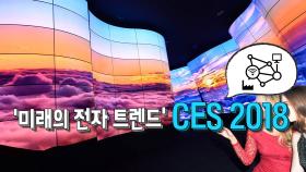 미래의 전자 트렌드 'CES 2018'