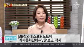 반격 나선 MB “퇴행적 시도, 국익 해쳐”