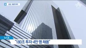 삼성, 사상 최대 180조 투자…“4만 명 직접 채용”