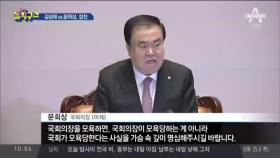 김성태 “靑 스피커” vs 문희상 “국회 모욕” 설전