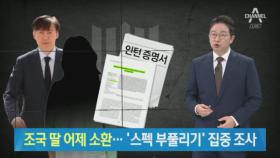 조국 장관 딸 비공개 소환…‘스펙 부풀리기’ 집중 조사