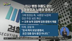 정경심, 의사·병원명도 없는 입원증명서 檢에 제출