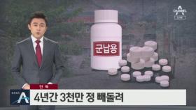 [단독]뻥 뚫린 군납 약품 유통망…4년간 3천만 정 ‘줄줄’
