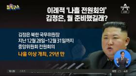 이례적 ‘나흘 전원회의’…김정은, 뭘 준비했길래?