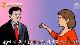 40년간 애인 10명 사귄 남편..적반하장으로 아내를 고소?!