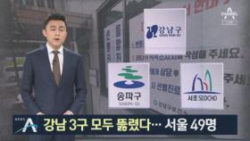 강남 3구 모두 뚫렸다…서울 지역 확진자 49명