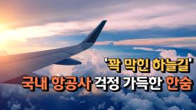 '꽉 막힌 하늘길'...국내 항공사 걱정 가득한 한숨