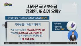 사라진 국고보조금…정의연, 또 회계 오류?