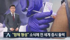 “항체 형성” 소식에 전 세계 증시 들썩…백신 출시 기대감