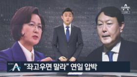 추미애 “좌고우면 말라” 연일 압박…고심 깊은 윤석열