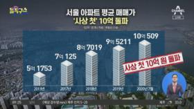 서울 아파트 평균 매매가…‘사상 첫’ 10억 돌파