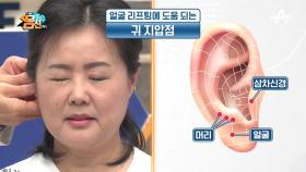 얼굴 리프팅으로 처진 볼살 UP↑ 젊음을 되찾아 줄 귀 지압점은?!