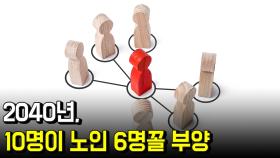 2040년, 10명이 노인 6명꼴 부양하게된다