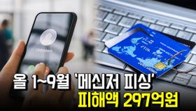 올 1~9월 ‘메신저 피싱’ 피해액 297억원