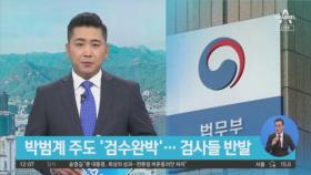 박범계 장관 주도 ‘검수완박’…검사들 반발