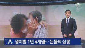 코로나로 1년 4개월 생이별…요양병원 면회 ‘눈물의 상봉’