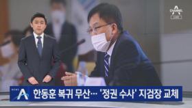 한동훈 복귀 무산…‘정권 수사’ 일선 지검장들 교체