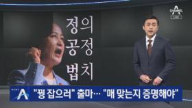 秋 “꿩 잡으러” 대선 출마…“본인이 매 맞는지 증명해야”