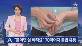 “붙이면 살 빠져요”…불법 다이어트 패치 70억어치 유통