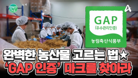 인증된 신선한 농산물을 고르는 법★ GAP 인증 마크를 아십니까? #GAP인증