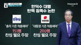 한덕수 권한대행 탄핵 정족수 공방…151석 vs 200석