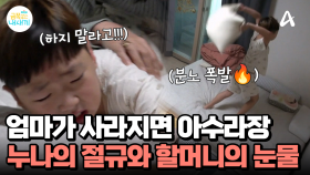 불안을 분노로 덮으려는 아들, 엄마가 사라지자 아수라장이 된 집 안?! 누나와 할머니를 때리기까지♨