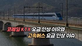 코레일 KTX 요금 인상 이유와 고속버스 요금 인상 이슈