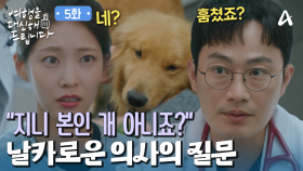 지니의 진짜 주인이 누구인지 물어보는 수의사! 지니의 상태가 매우 심각하다?!