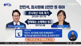 [핫피플]법원 “안민석, 최서원에 2천만 원 배상” 판결