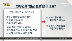 [돌직구 강력반]외부인에 ‘벌금 통보’한 아파트?