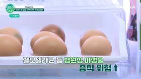이곳에 달걀 보관하면 위험하다?
