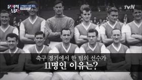 Q.축구경기에서 한 팀의 선수가 11명인 이유는?