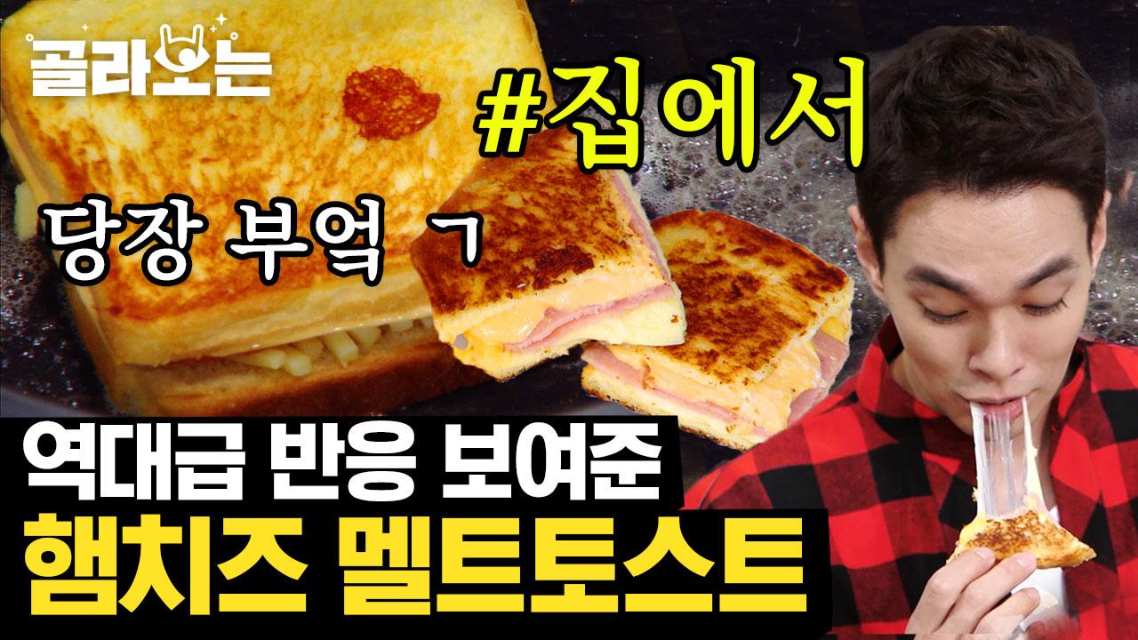 체다치즈와 모짜렐라 치즈의 만남 치즈덕후들은 당장 따라해야 할 햄치즈 멜트토스트 팝스 멜팅 치즈 녹아내리는 중,, | #Diggle... 