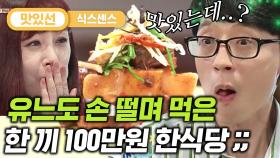 ⏱️9분⏱️ 진귀한 재료에 신기한 식감! 100만 원짜리 한식먹방 Korean food Mukbang | #식스센스 #Diggle #지나철