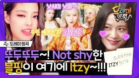 여러분의 어깨춤을 추게 만들어 드리겠습니다,, 블랙핑크 뚜두뚜두 X ITZY Not shy 받쓰 모음 | #도레미띵곡 #놀라운토요일 Amazing Saturday