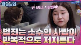 모든 범죄의 절반은 단 6%의 사람들이 저지른다? | tvN 210411 방송